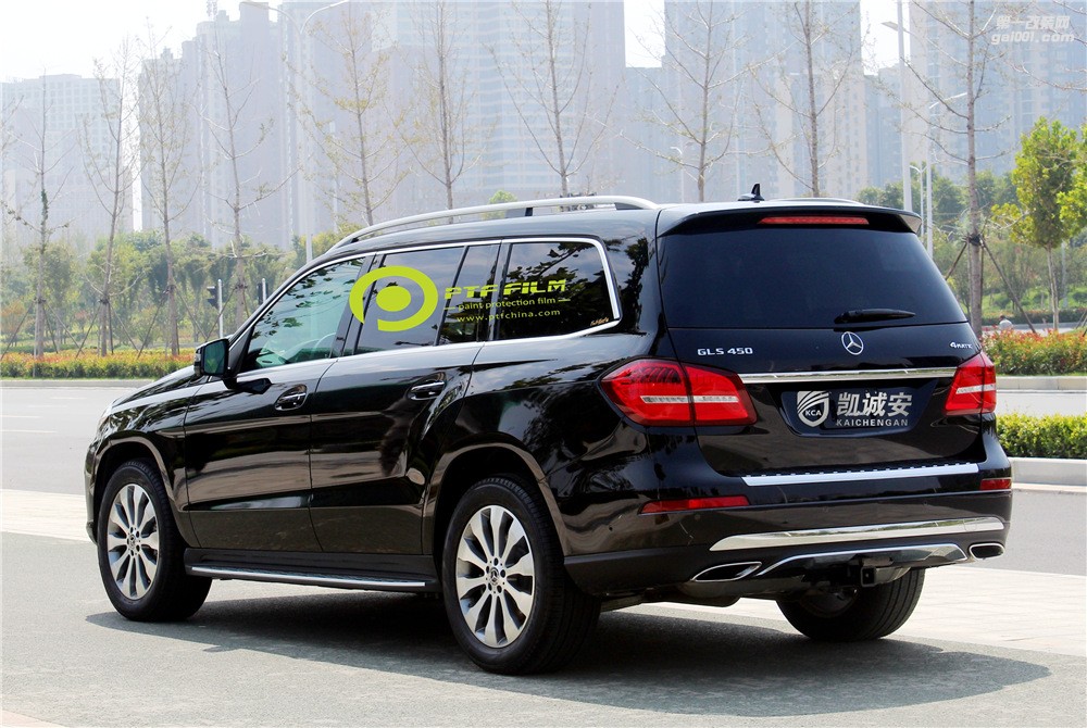 鄭州PTF透明膜店奔馳GLS450專車專用效果凱誠安