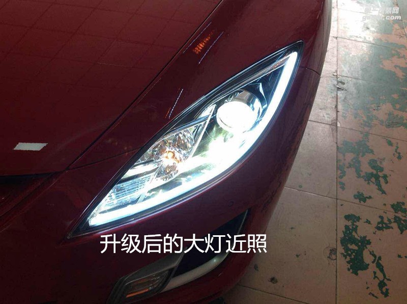 廣州大燈改裝  馬自達睿翼大燈升級海拉5雙光透鏡
