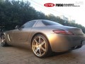 奔馳SLS AMG CYS電光金屬鈦灰 PM90 汽車改色貼膜 18611722254 (5)