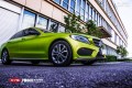 奔馳C200L CYS電光檸檬綠 PM060 汽車改色貼膜 18611722254 (14)