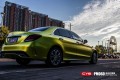 奔馳C200L CYS電光檸檬綠 PM060 汽車改色貼膜 18611722254 (7)
