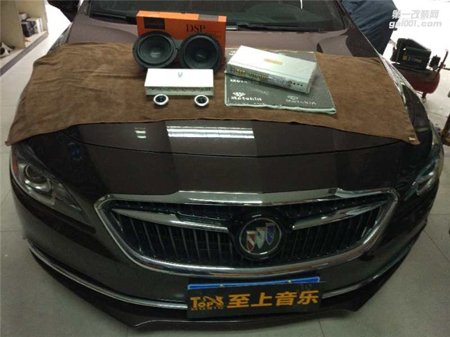 清遠汽車音響改裝——別克君越升級歌劇世家VS265套裝喇叭