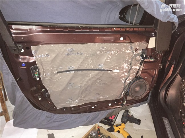 清遠汽車音響改裝——別克君越升級歌劇世家VS265套裝喇叭