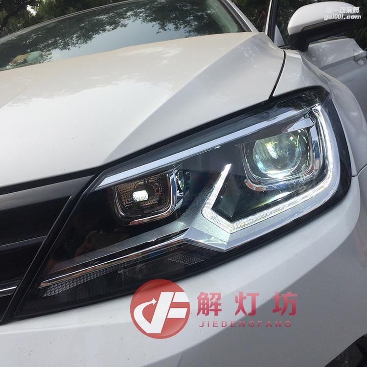 北京改燈店解燈坊大眾凌渡升級(jí)時(shí)宇大燈總成