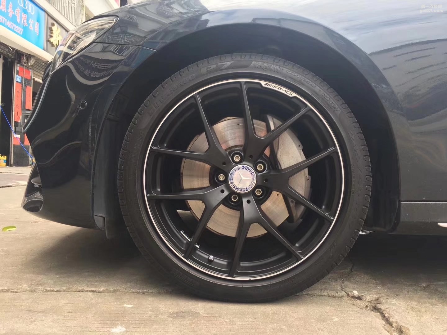 奔馳，換 全新 19寸 原裝 AMG 完工！