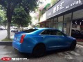 凱迪拉克ATS CYS電光金屬藍 PM110 汽車改色貼膜 18611722254 (4)