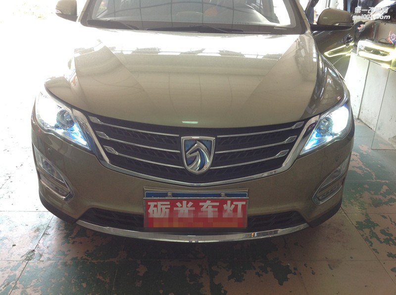 廣州汽車改燈 寶駿560大燈升級海拉5雙光透鏡飛利浦套餐-案例分享