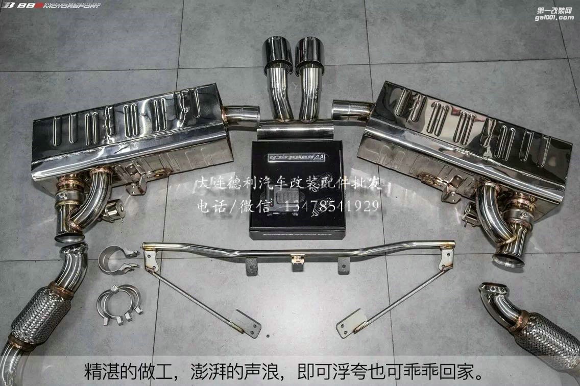 保時捷981 Boxster S 更換IPE中尾段閥門排氣
