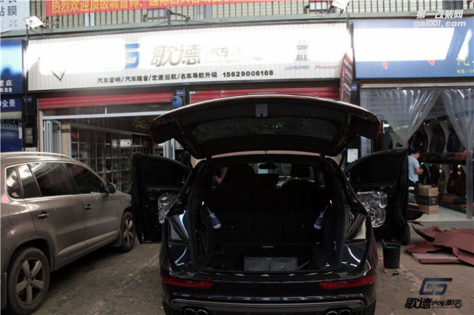 武漢奧迪汽車音響改裝 SQ5改裝伊頓POW三分頻