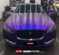 捷豹XFL亞光幻彩雷電藍(lán)車身改色貼膜