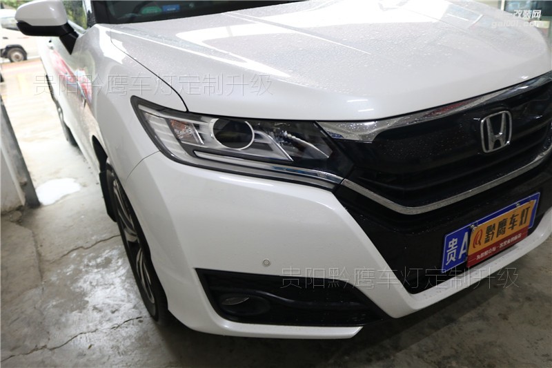 本田UR-V車燈改裝海拉五雙光透鏡，貴陽黔鷹車燈定制升級
