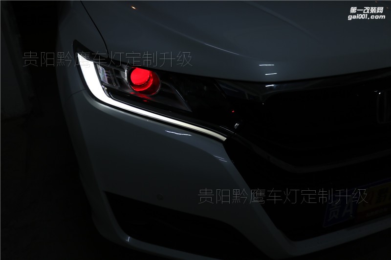 本田UR-V車燈改裝海拉五雙光透鏡，貴陽黔鷹車燈定制升級