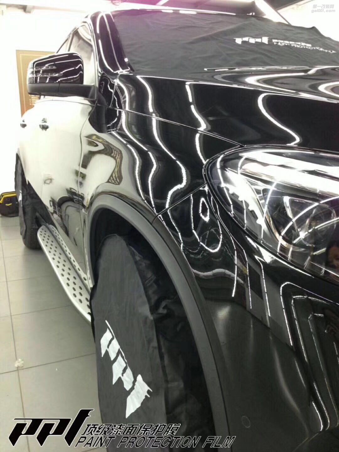 奔馳SUV裝貼美國PPF漆面保護膜案例南昌96AUTO汽車改色