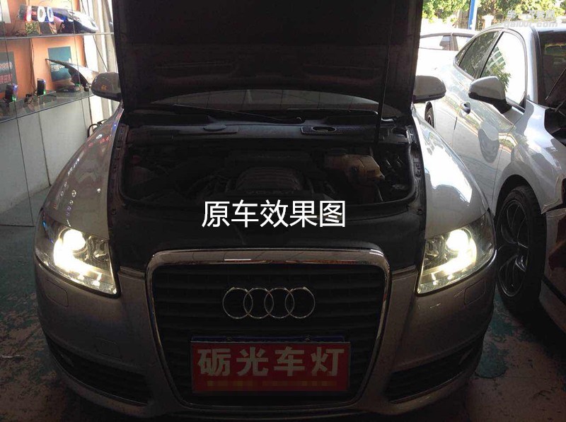 廣州專業(yè)改燈 奧迪A6L大燈升級(jí)頂級(jí)海拉5雙光透鏡飛利浦套餐