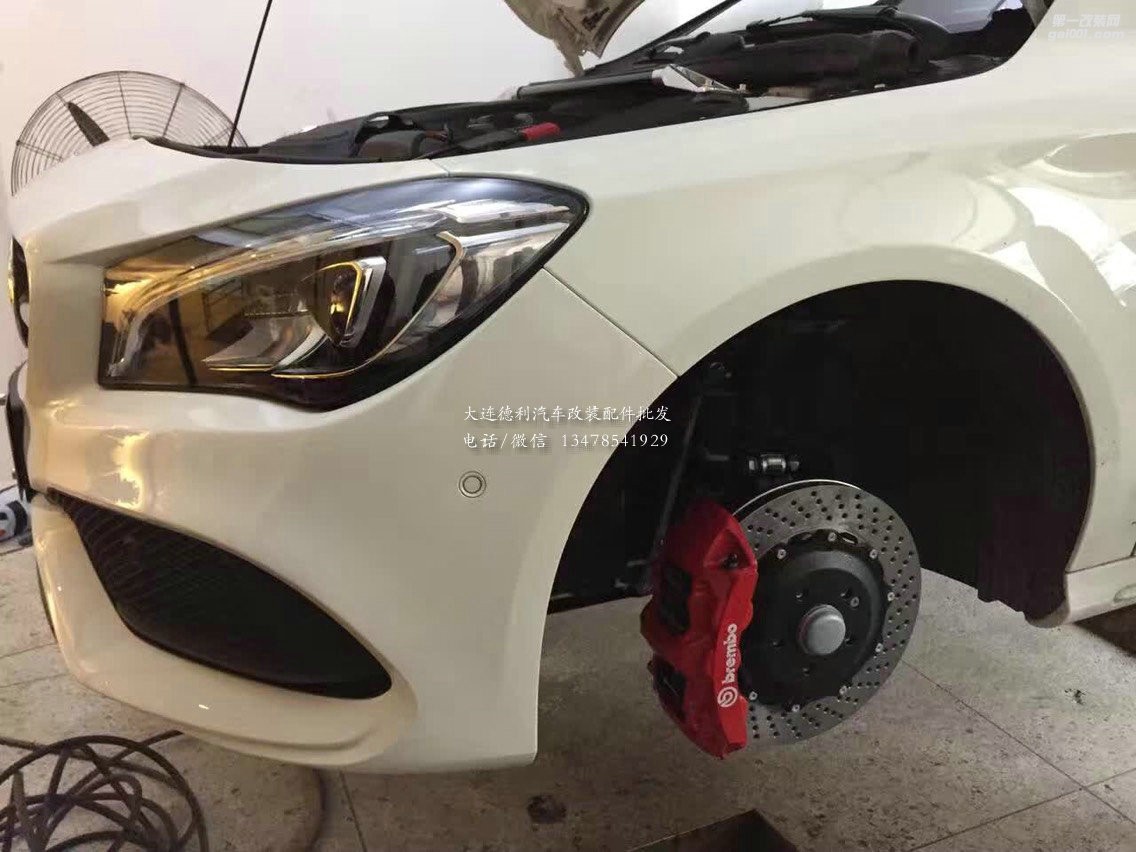 新款奔馳CLA改裝brembo GT6鮑魚(yú)剎車(chē)