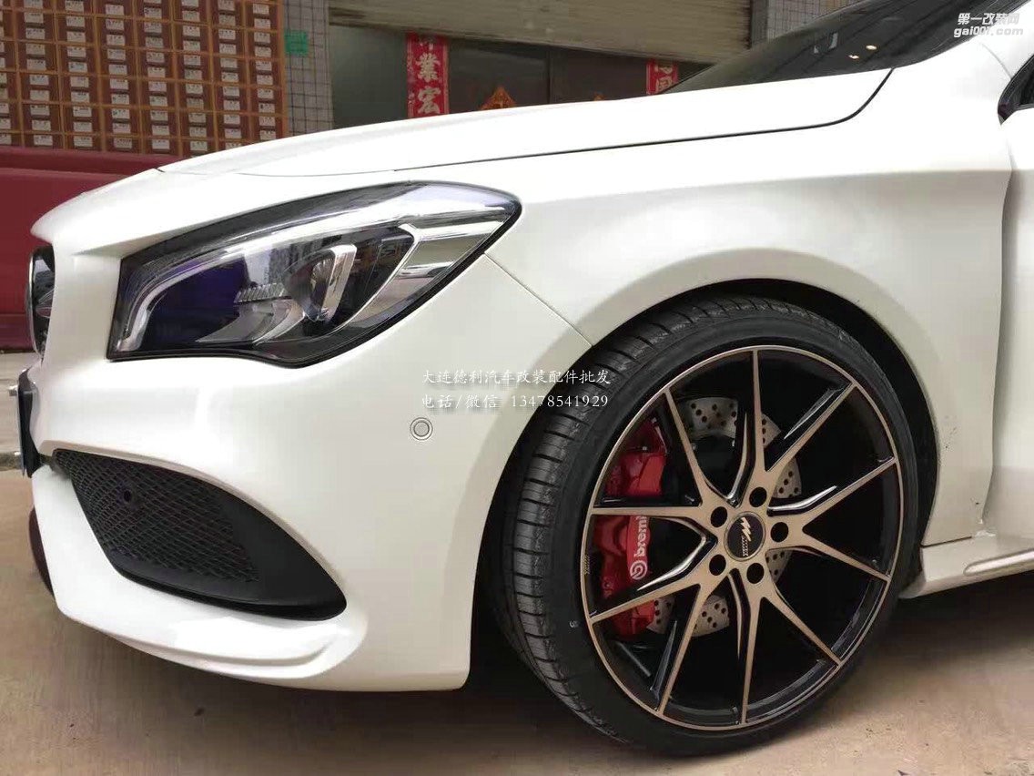 新款奔馳CLA改裝brembo GT6鮑魚(yú)剎車(chē)