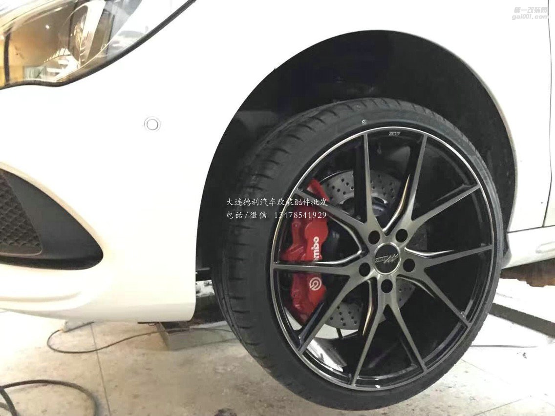 新款奔馳CLA改裝brembo GT6鮑魚(yú)剎車(chē)