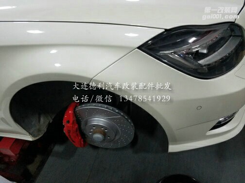 奔馳cls w218 安裝AMG c63 大6 375x34mm 制動(dòng)套件