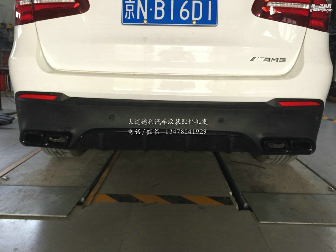 奔馳GLC升級(jí)RES中尾段閥門排氣+AMG款尾嘴尾唇套裝