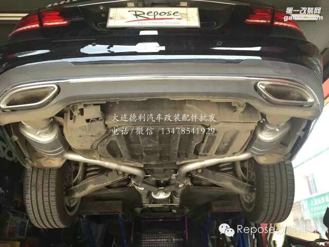 奔馳E260升級(jí)repose閥門排氣