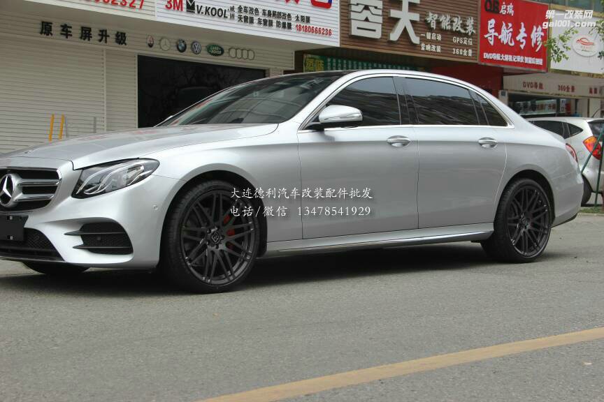 奔馳E300L升級(jí)20寸巴博斯款鍛造輪轂