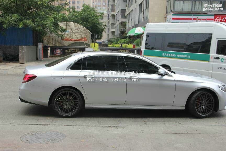 奔馳E300L升級(jí)20寸巴博斯款鍛造輪轂