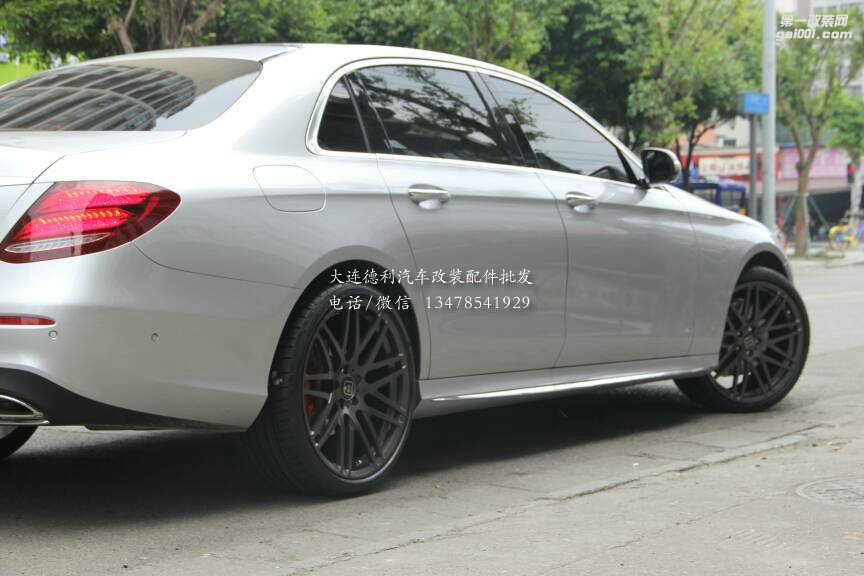 奔馳E300L升級(jí)20寸巴博斯款鍛造輪轂
