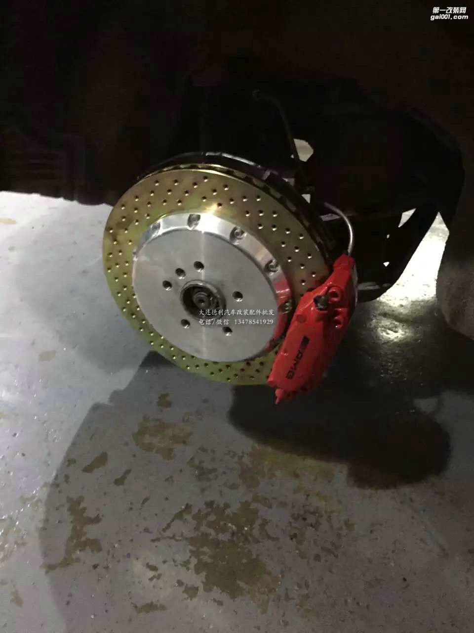 奔馳R300改裝升級前后AMG鮑魚剎車