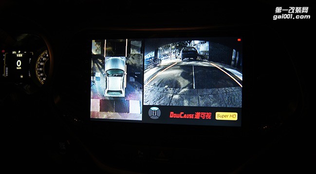 Jeep自由光改裝道可視360全景—成都威威車改