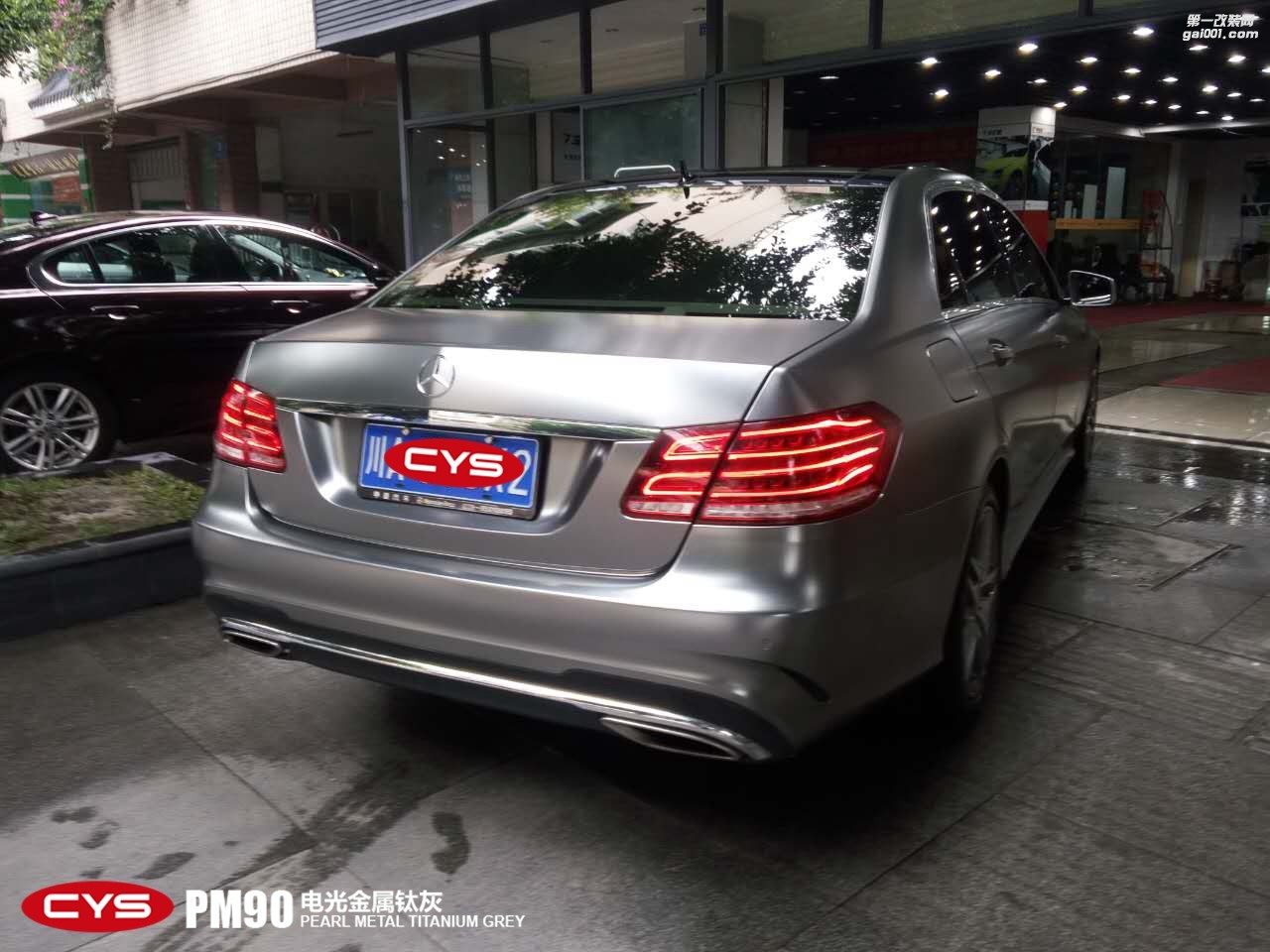 CYS電光金屬鈦灰車身膜車衣裳PM90電光金屬鈦灰改色膜