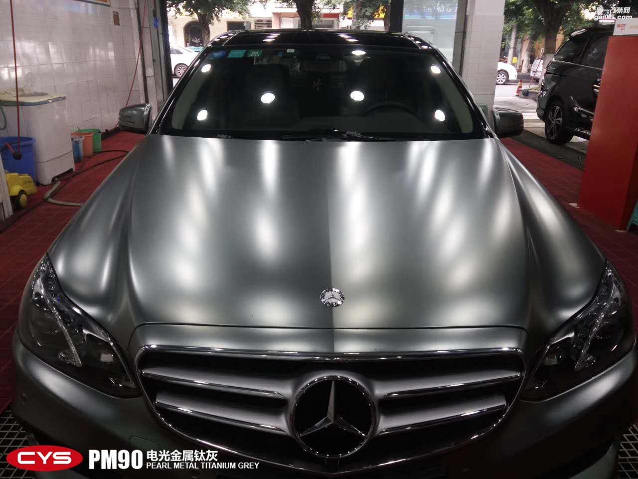 CYS電光金屬鈦灰車身膜車衣裳PM90電光金屬鈦灰改色膜