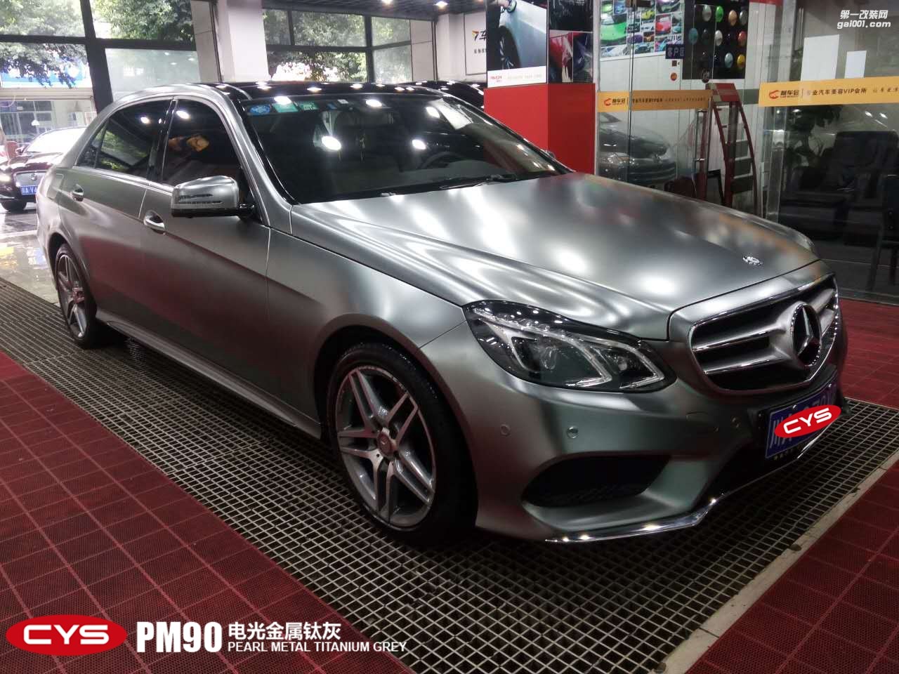 CYS電光金屬鈦灰車身膜車衣裳PM90電光金屬鈦灰改色膜