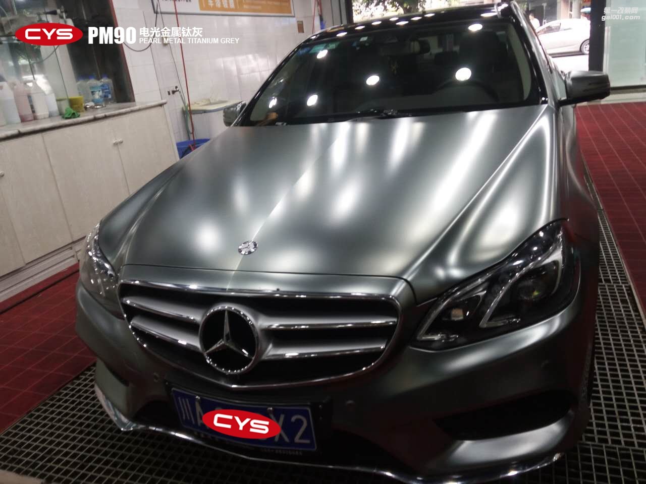 CYS電光金屬鈦灰車身膜車衣裳PM90電光金屬鈦灰改色膜