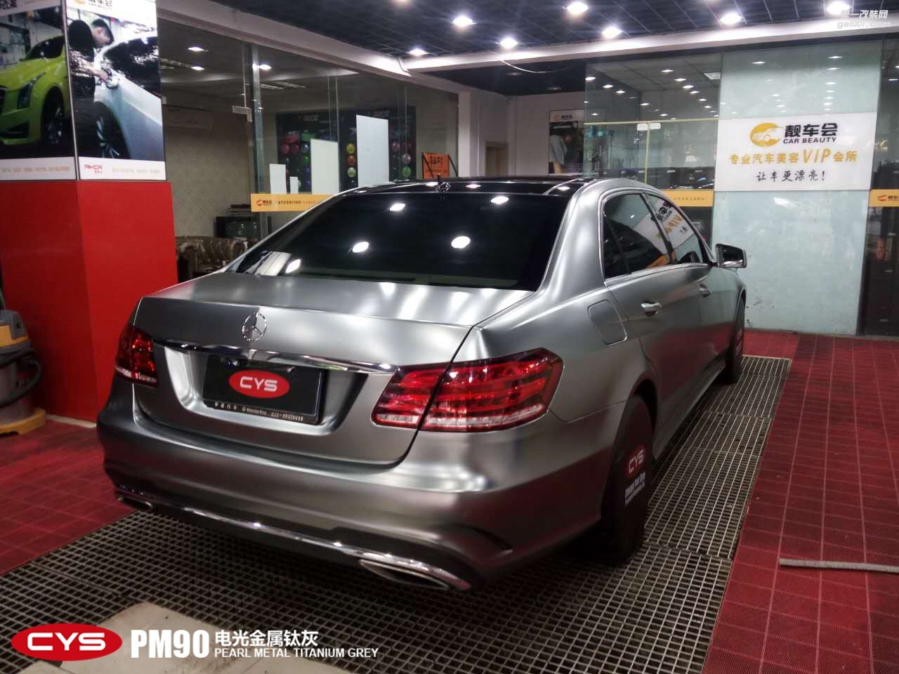 CYS電光金屬鈦灰車身膜車衣裳PM90電光金屬鈦灰改色膜