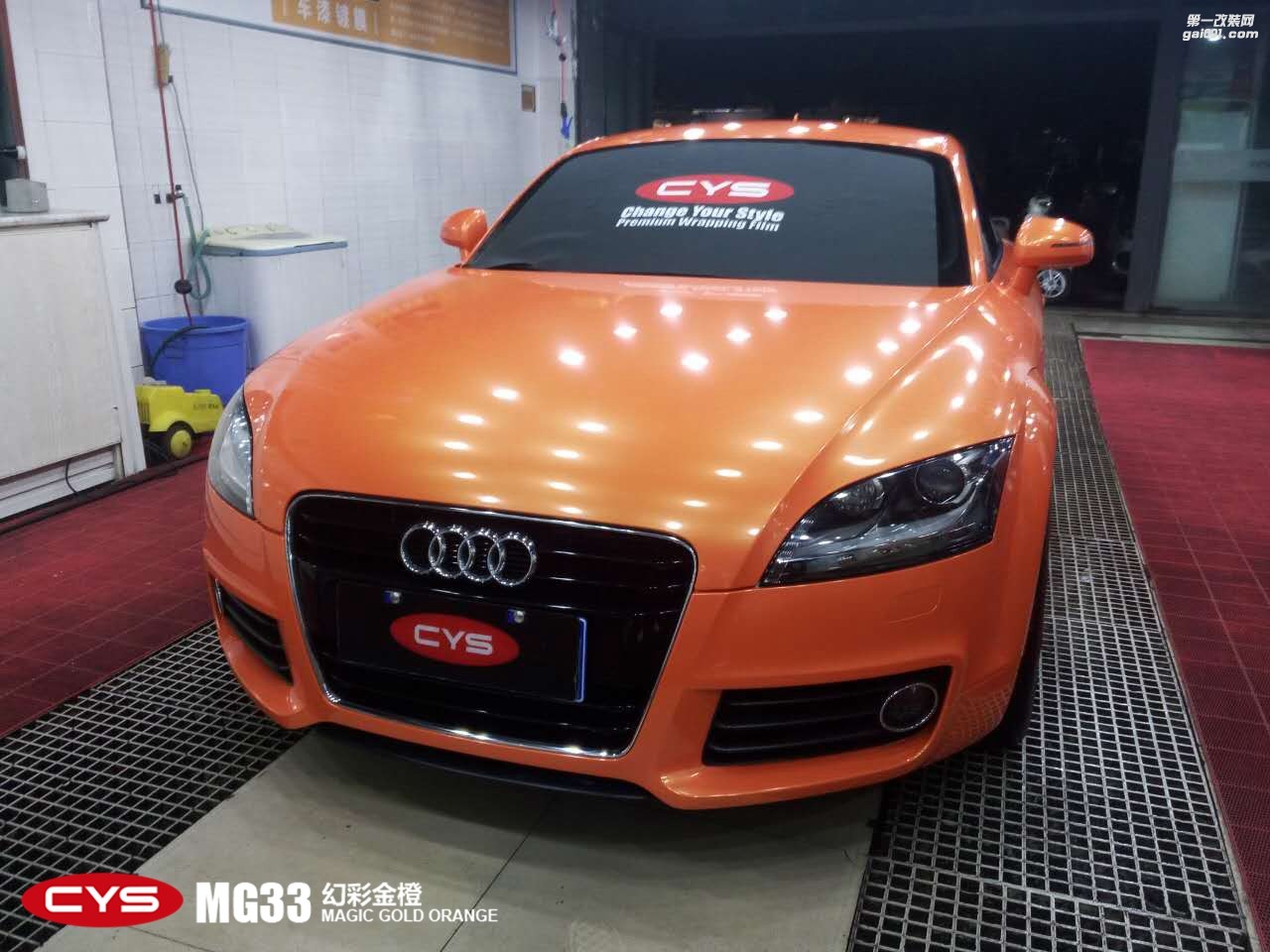 CYS幻彩金橙車身膜車衣裳N80幻彩金橙改色膜