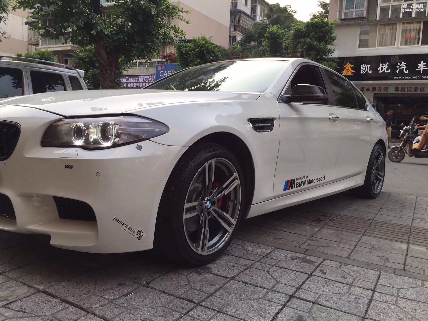 寶馬520 528LI 535 525 420升級19寸M4鍛造輪轂防爆輪胎