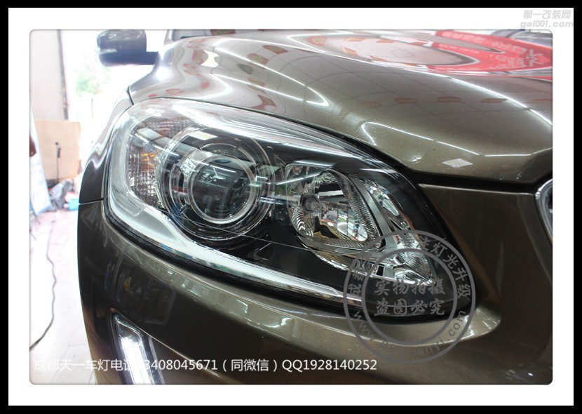 成都沃爾沃XC60車燈改裝升級氙氣燈LED日行燈總成