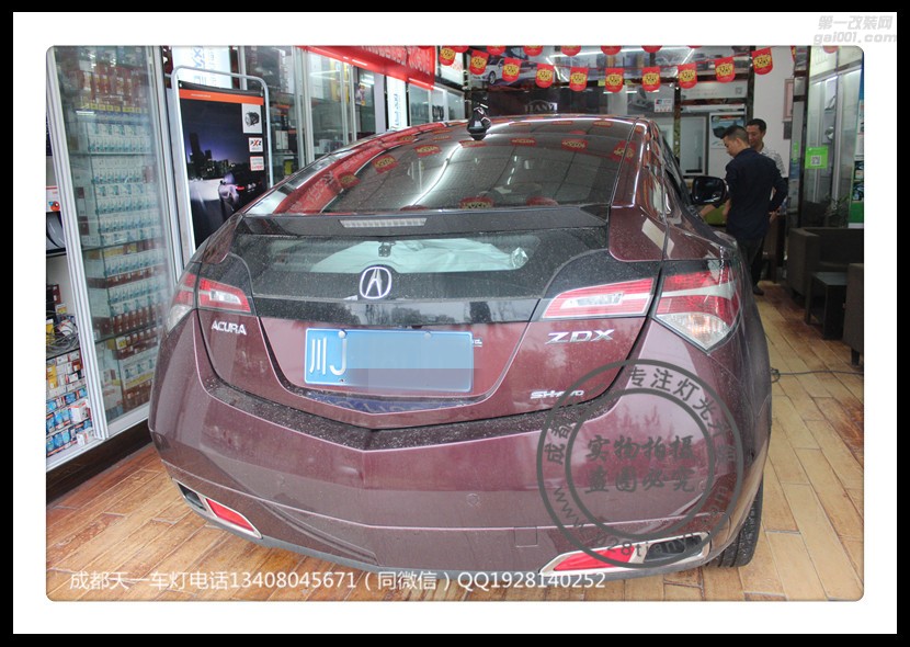 成都謳歌ZDX改燈車燈改裝升級(jí)海拉透鏡成都謳歌車燈改裝