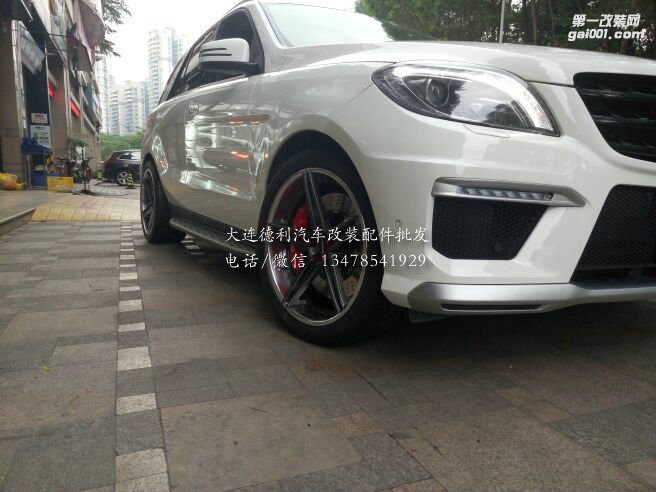 奔馳ML改裝AMG套裝改裝布雷博GT6活塞鮑魚剎車