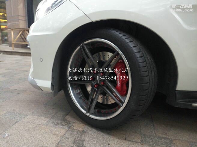 奔馳ML改裝AMG套裝改裝布雷博GT6活塞鮑魚剎車