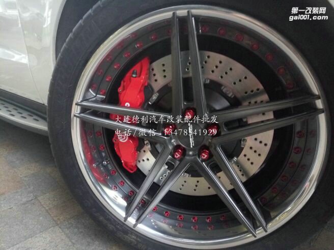 奔馳ML改裝AMG套裝改裝布雷博GT6活塞鮑魚剎車