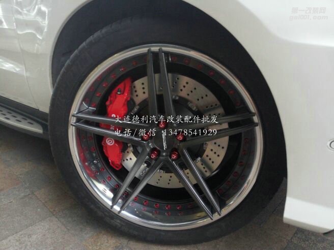 奔馳ML改裝AMG套裝改裝布雷博GT6活塞鮑魚剎車