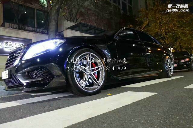 奔馳S63 AMG改裝升級HRE S207輪轂