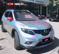 日產(chǎn)奇駿鐳射銀車身改色貼膜