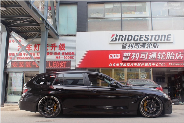 海亞：BBW 寶馬F31 320 旅行版 改裝 意大利brembo GT6 GT4 全原裝正品套件 德國BBS CH-R 19輪轂