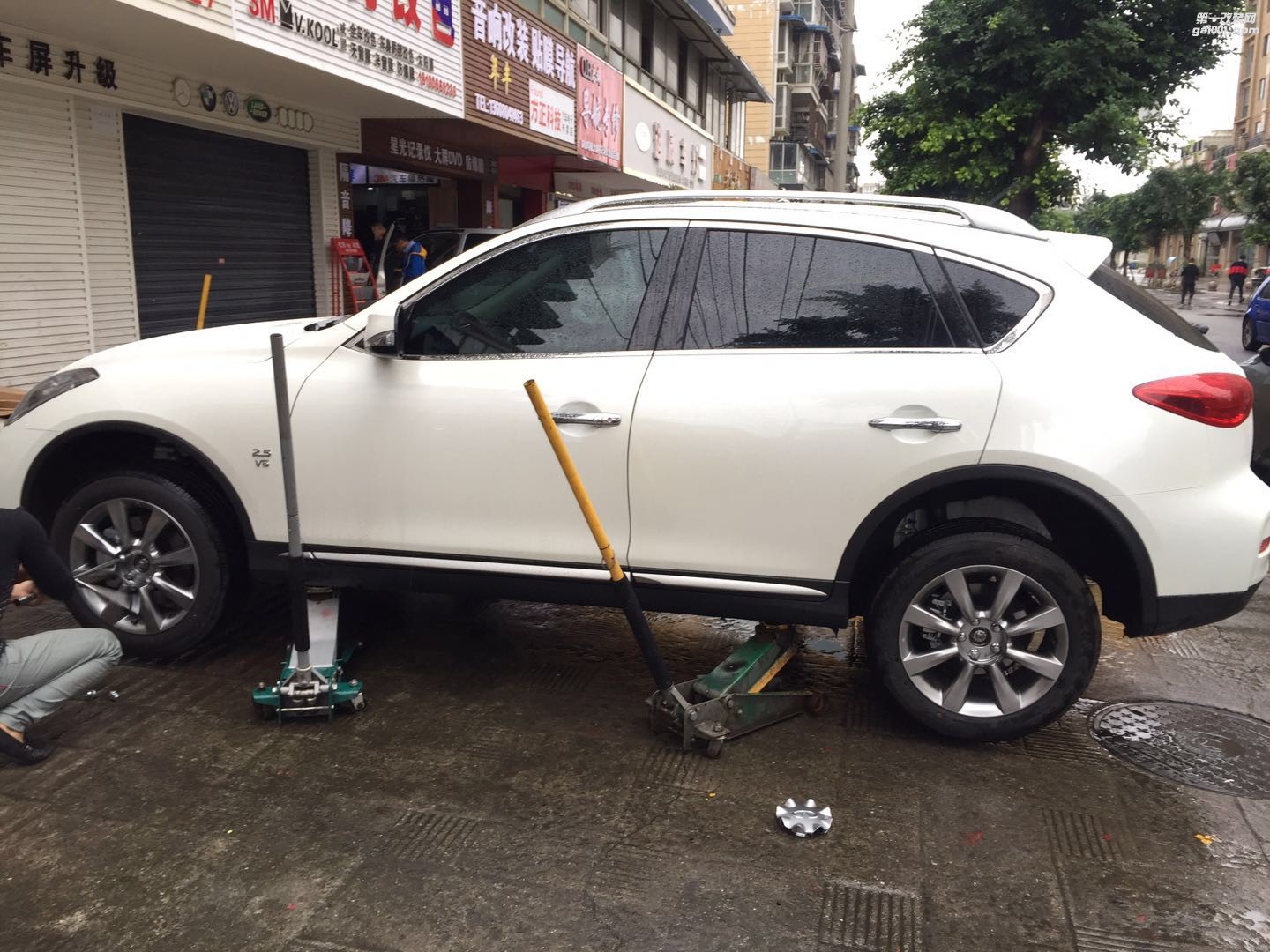 英菲尼迪QX50 q50 輪轂輪胎升級19寸