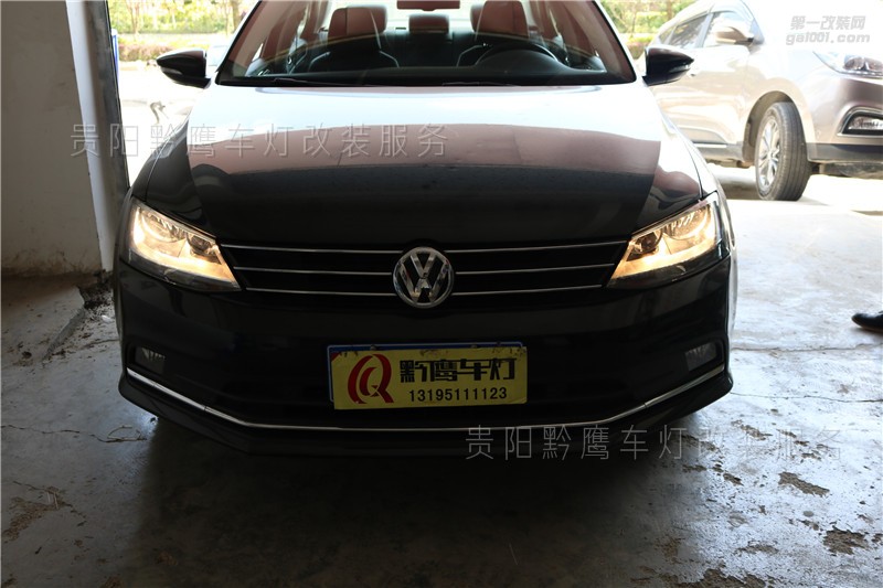 （貴陽黔鷹）貴陽速騰車燈改裝海拉五雙光透鏡歐司朗XNB氙氣燈