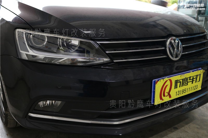 （貴陽黔鷹）貴陽速騰車燈改裝海拉五雙光透鏡歐司朗XNB氙氣燈