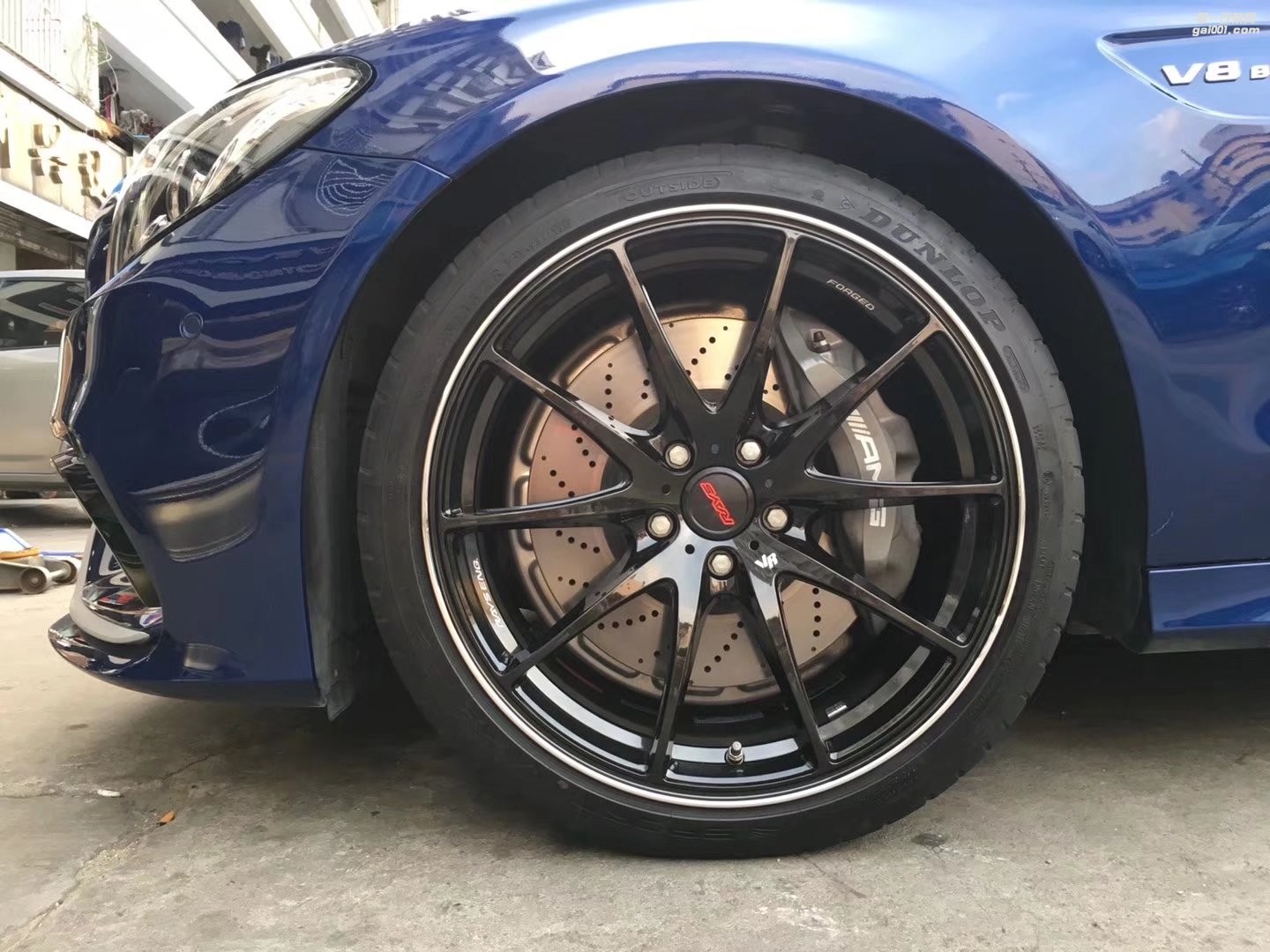 奔馳 C63，換 全新 RAYS G25 完工