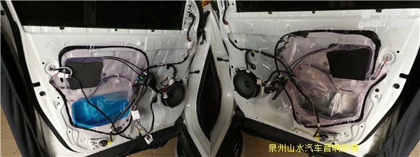 丰田RAV4全车隔音 汽车隔音怎么样做 泉州山水汽车音响改装